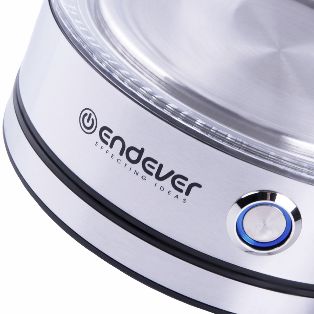 5367960 Электрочайник Endever Skyline KR-345G черный STDN-0138436 - Вид №4