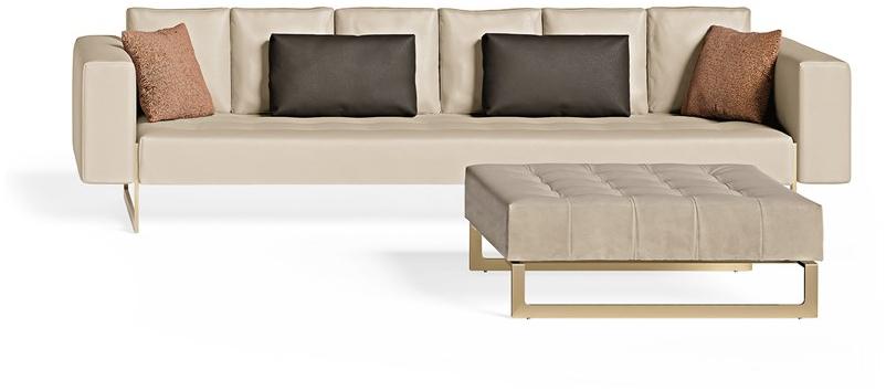 Barnini Oseo Кожаный диван с тафтингом Richmond upon thames Rc215 - Вид №2