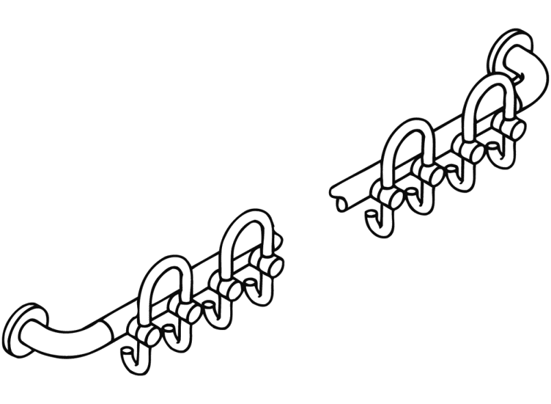33.7310.6HP гардеробная штанга HEWI System 111 | Polyamid  - Вид №7