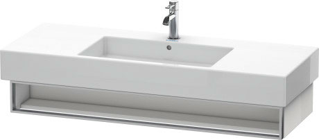 VE601504949 Тумбочка подвесная Vero #VE6015 1200 x 446 мм Графит матовый, декор Duravit - Вид №2