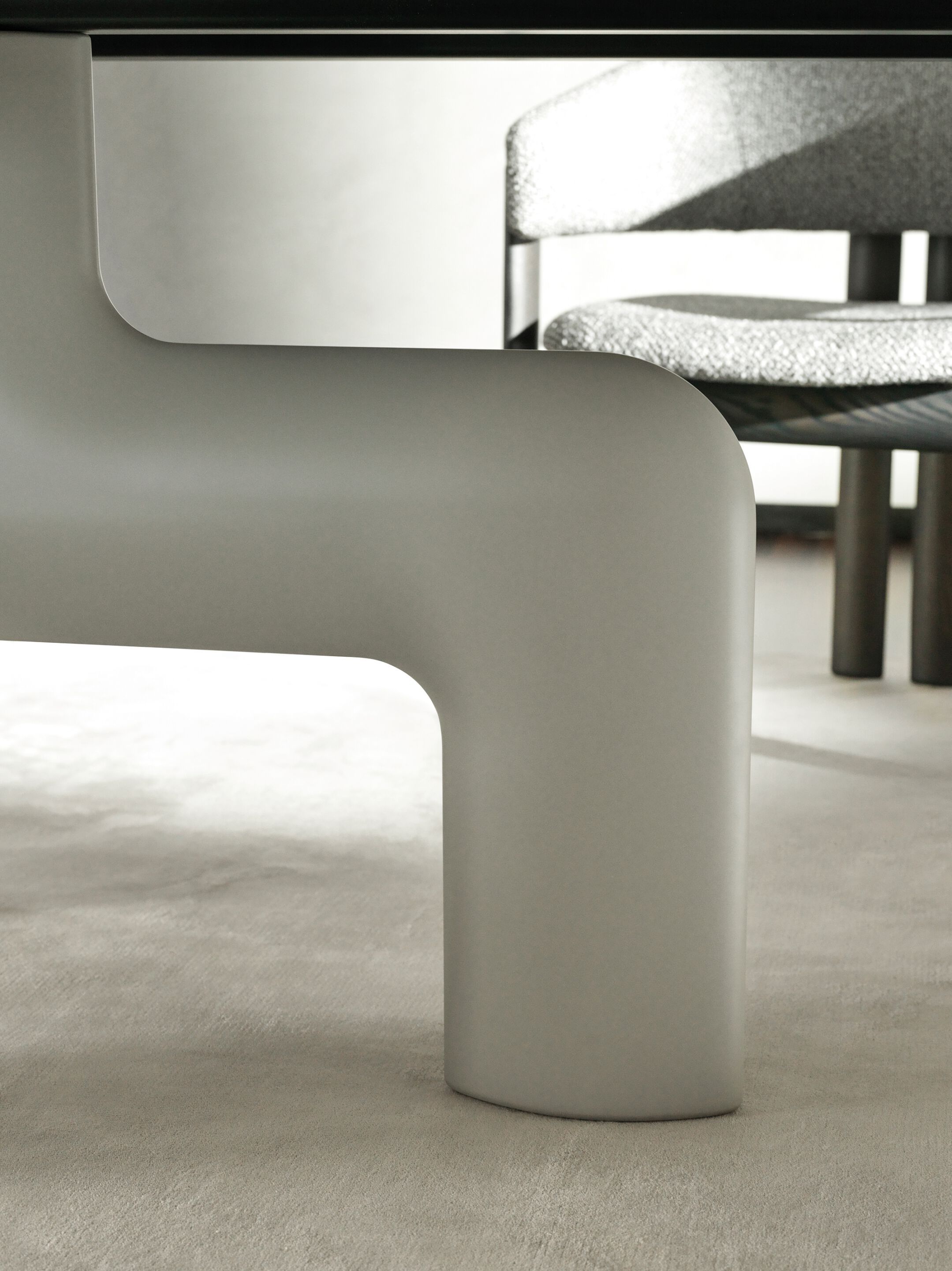 Овальный стол с мраморной столешницей Ditre Italia Biarritz ARCH-00068437 - Вид №4