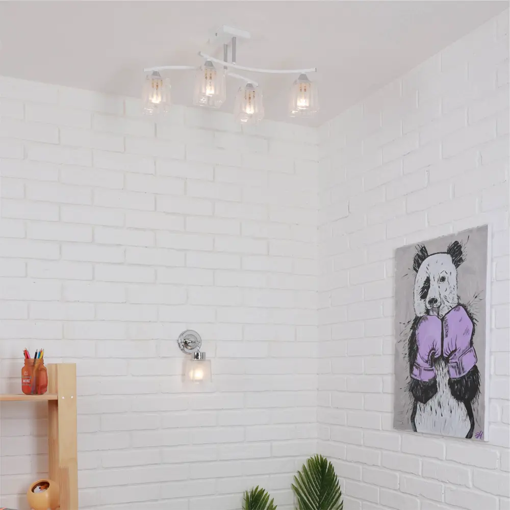 Люстра потолочная Tetta 9150-4 4 лампы SCHAFFNER STLM-2115419 - Вид №14