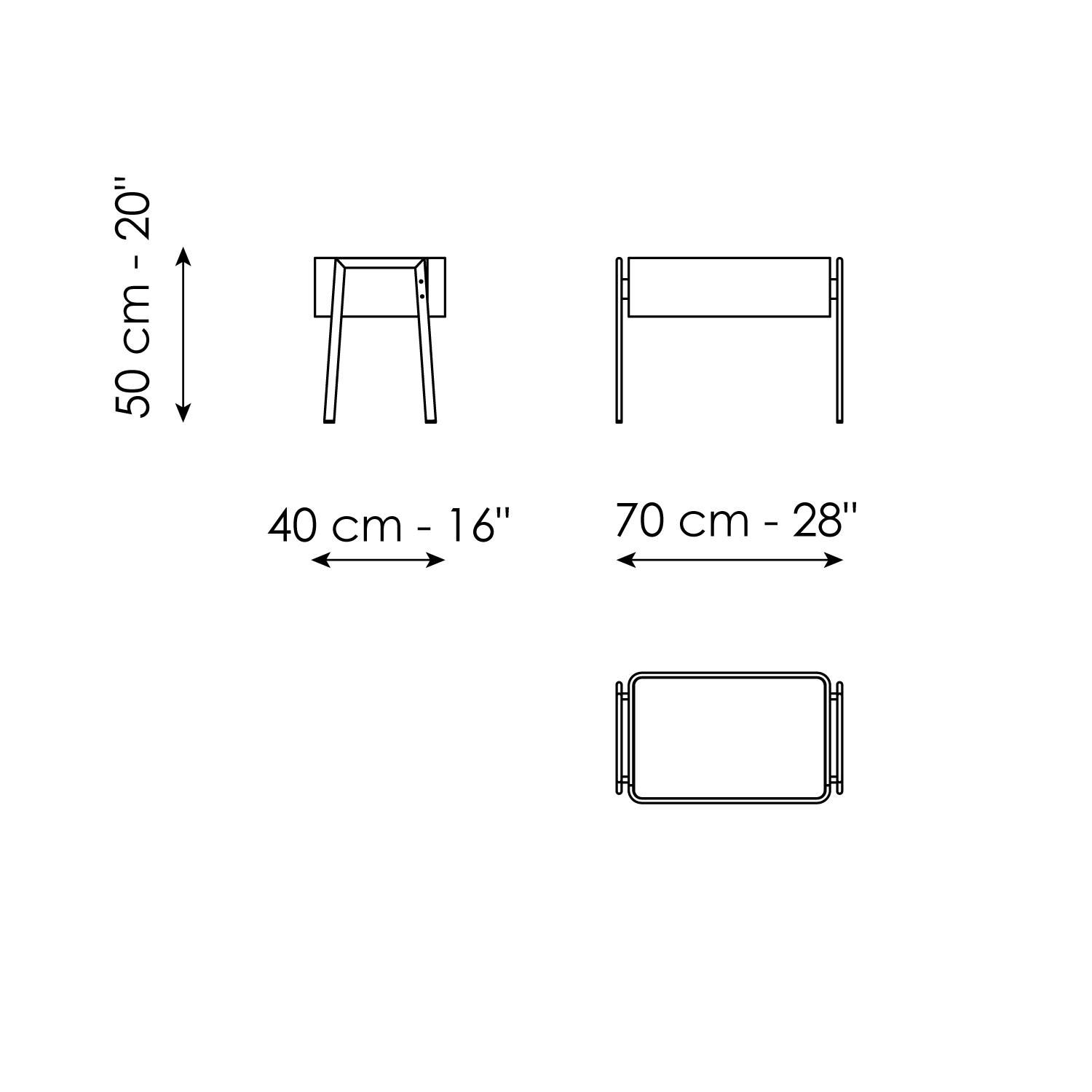 Прямоугольная тумбочка из дерева и мрамора BONALDO PARTOUT ARCH-00005180 - Вид №4