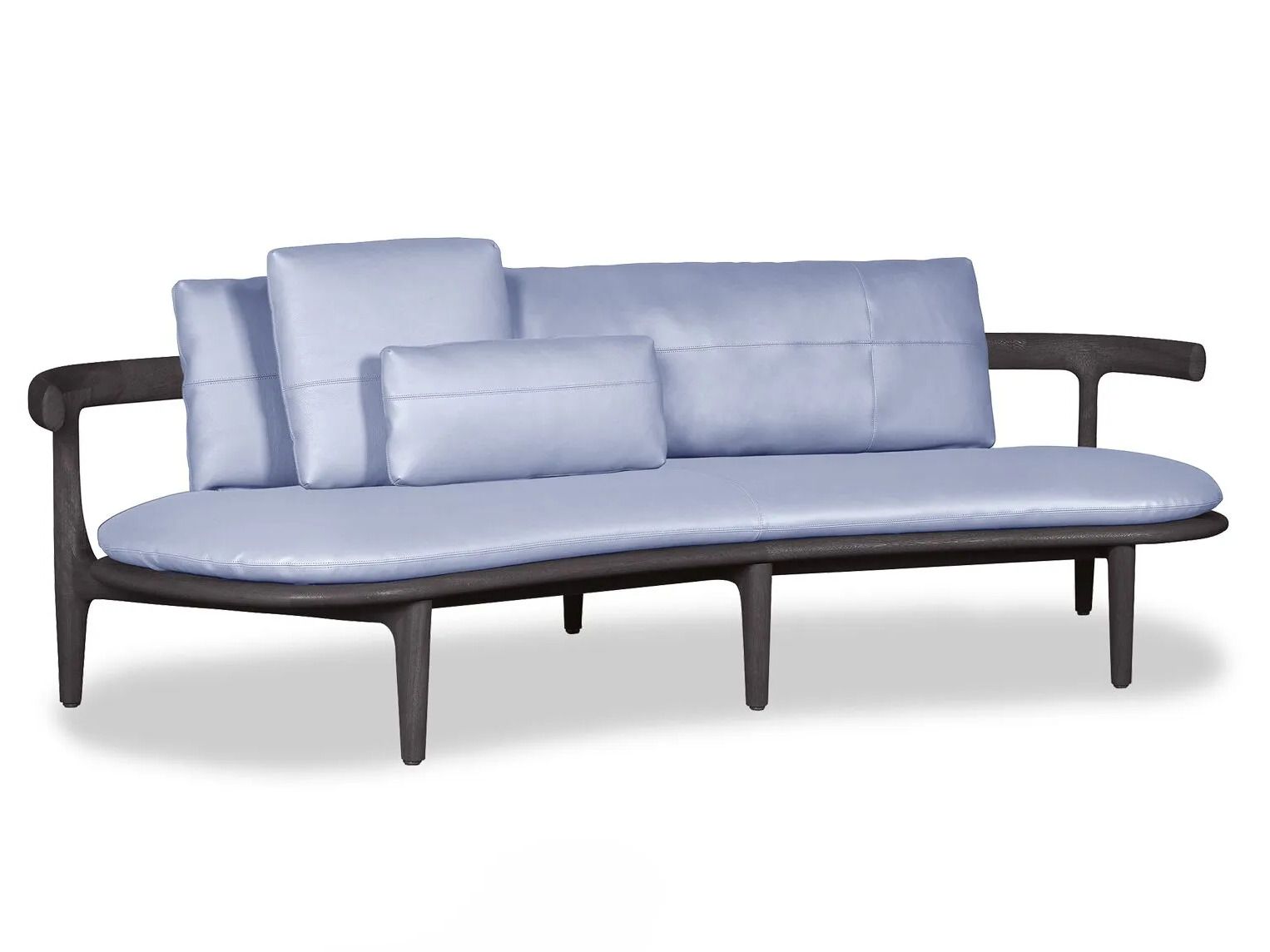 Изогнутый диван из массива дерева Baxter Himba ARCH-00122535