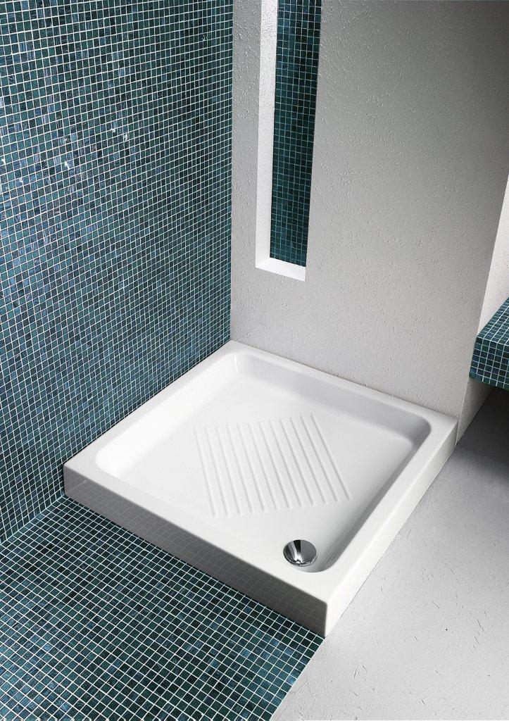 Поддон для душа 437011 GSICERAMICA H11 70x70x11 GSI ceramica  - Вид №1