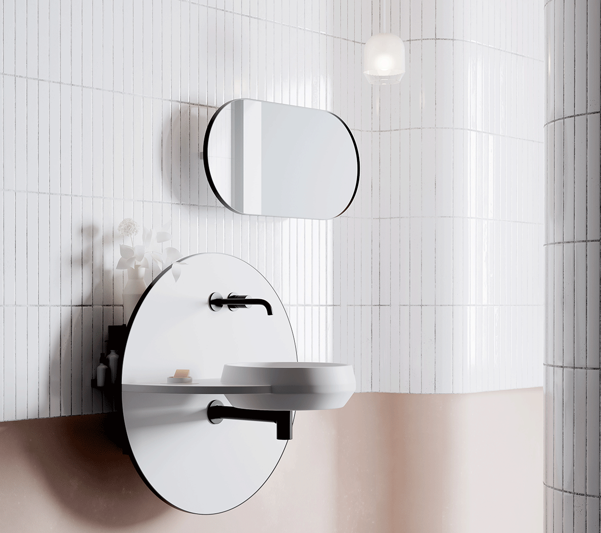 Ex.T Arco Oval H Настенное овальное зеркало EXARCOSPOVALHNE  - Вид №1