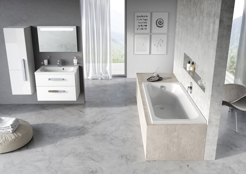 Тумба под умывальник SD 700 CHROME II каппучино/белая Ravak X000000921 - Вид №4