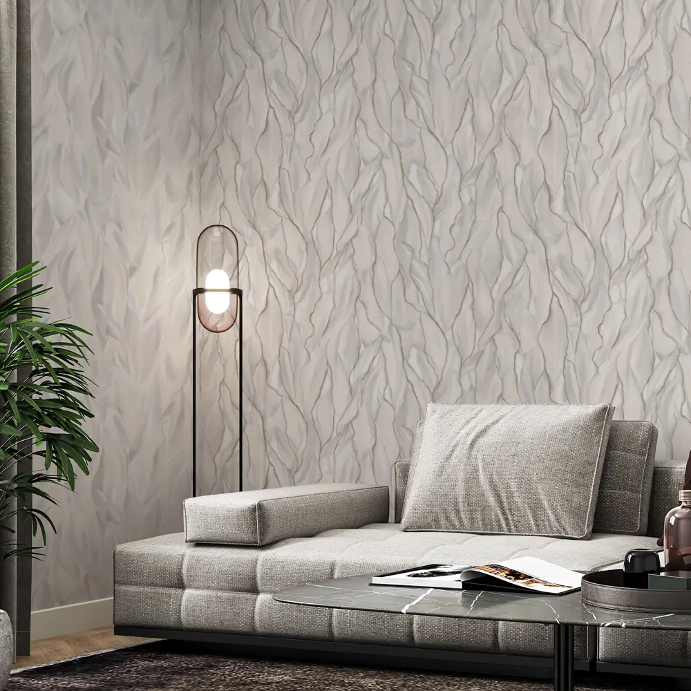 Обои флизелиновые Rumfa бежевые 1.06 м HC71786-12 PALITRA HOME STLM-2083785 - Вид №3