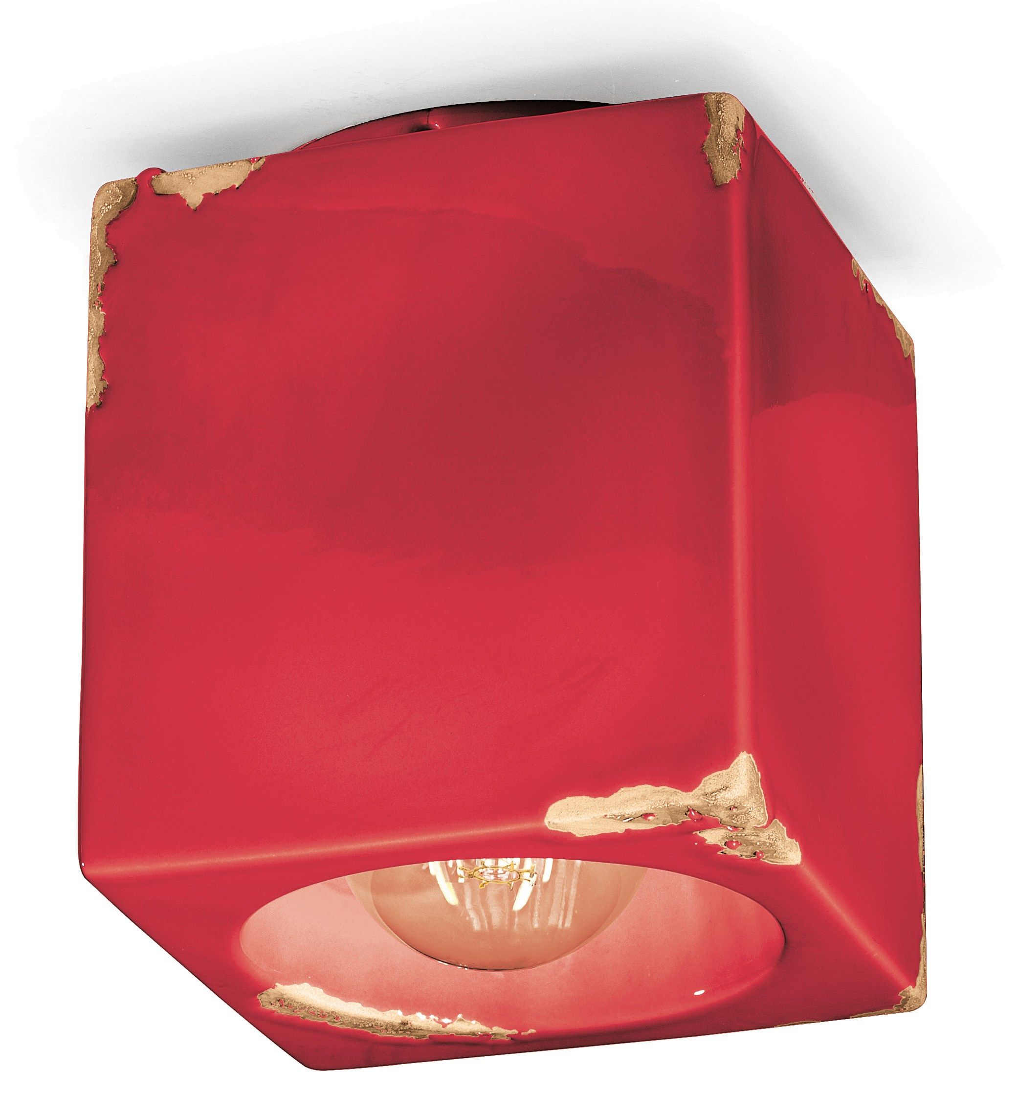 Потолочный керамический квадратный прожектор FERROLUCE Винтаж ARCH-00065434 - Вид №6