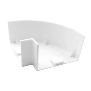 Поворот для кабель-канала Lexman КМП 16x25 мм цвет белый 4 шт.