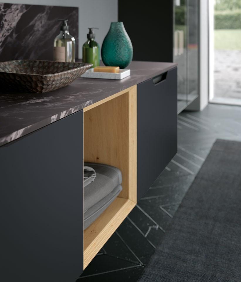 Archeda Подвесной деревянный туалетный столик с ящиками Quaranta5 sun-id-1358170 - Вид №3