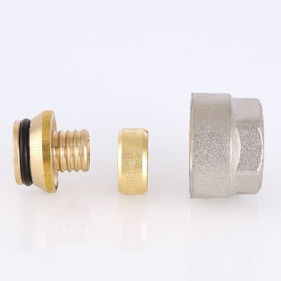 VT.4410.NVE.1622 Фитинг коллекторный для пластиковой трубы Valtec 16 (2,2) мм х 3/4"  - Вид №4