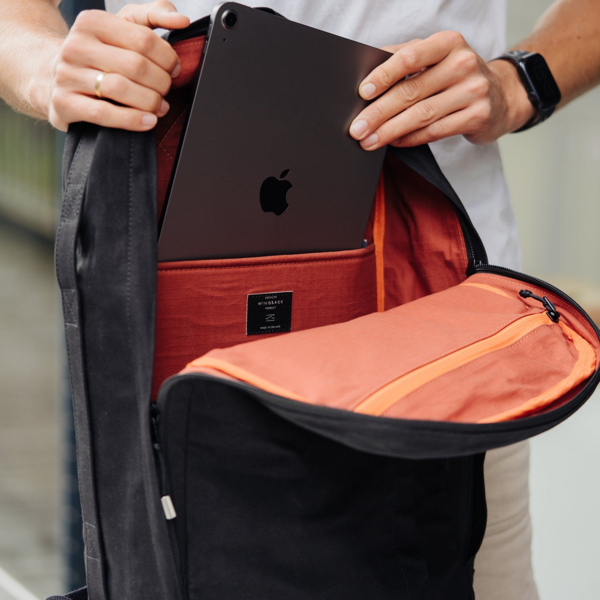 W301BLA-TER-BRA Everyday Pack 21L - Терракота / Латунь Wingback  - Вид №10