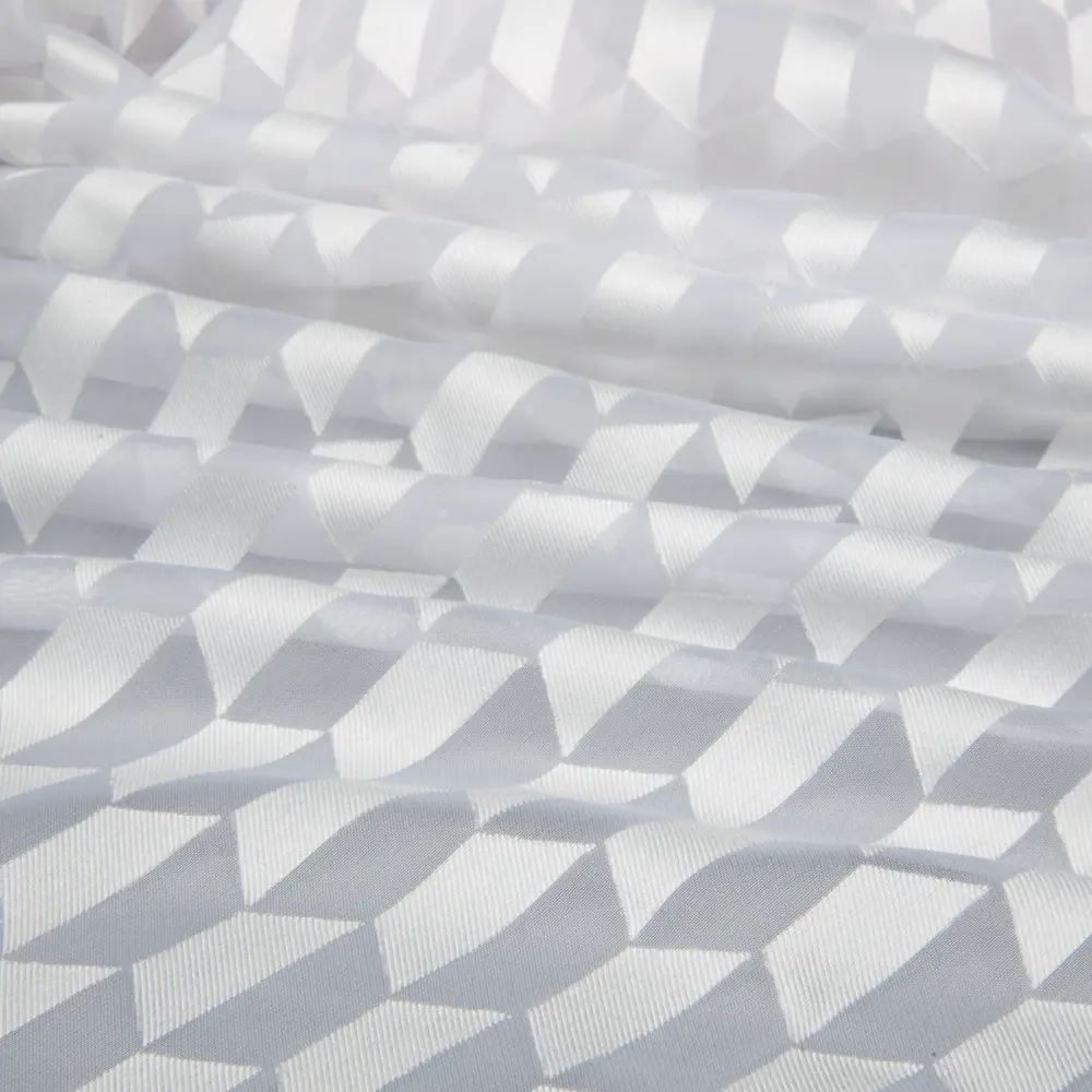 Тюль на ленте «Геометрия», 250x280 см, ромб, цвет белый GARDEN STLM-2096682 - Вид №2