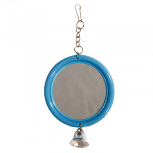 ПР0021182 Игрушка для птиц "Зеркало с колокольчиком", 120*d60мм TRIOL