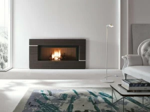 PALAZZETTI Облицовка камина кварцитом Moderno