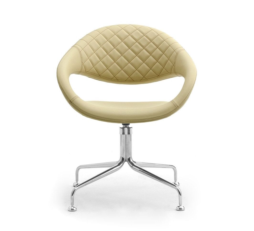 Вращающееся кресло на насесте из искусственной кожи Leyform Samba ARCH-00011912 - Вид №2