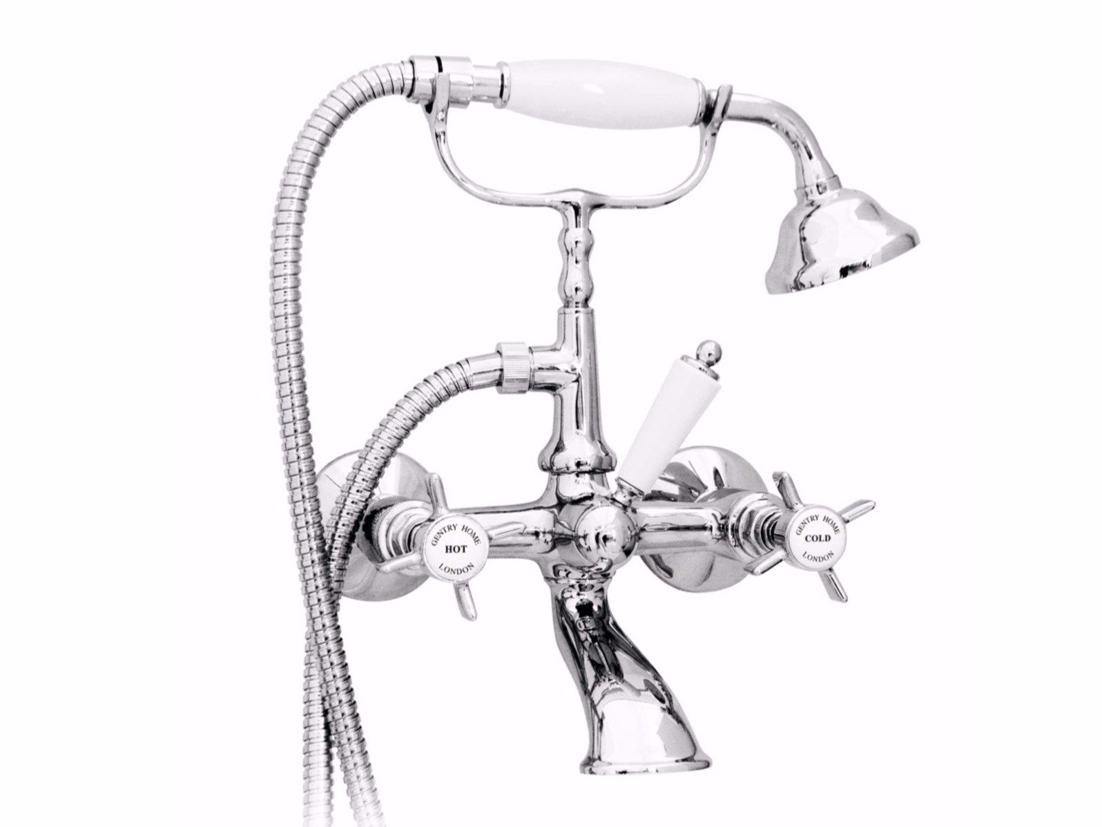 Настенный смеситель для ванны с ручным душем Gentry Home Ascot ARCH-00030785