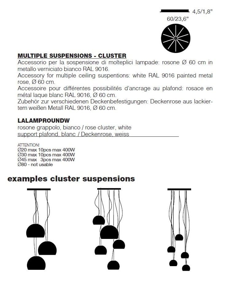 Алюминиевый подвесной светильник Opinion Ciatti LAlampada ARCH-00109684 - Вид №7