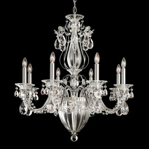 Люстра 1248-40 GS от Schonbek прозрачная/золото/серебряная SCHONBEK ДИЗАЙНЕРСКИЕ 246699 Прозрачный;золото;серебро