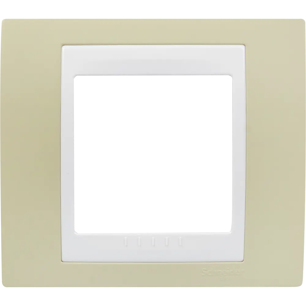 Рамка для розеток и выключателей Systeme Electric Unica 1 пост, цвет зелёное яблоко STLM-2003240