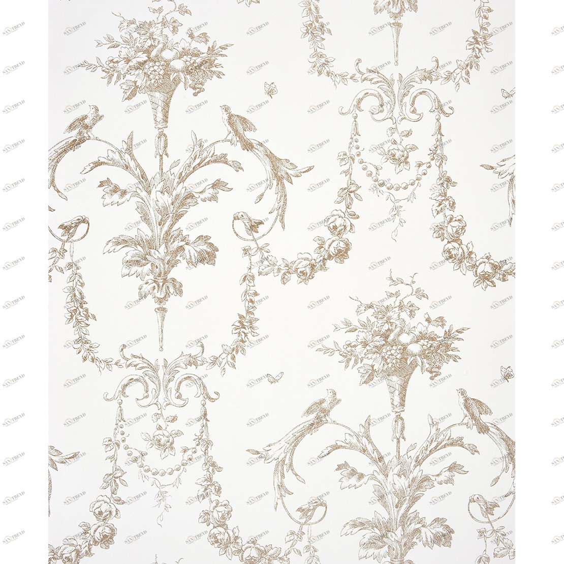 Рулон обоев CHANTILLY CHT22941332. Основа нетканый материал Casadeco