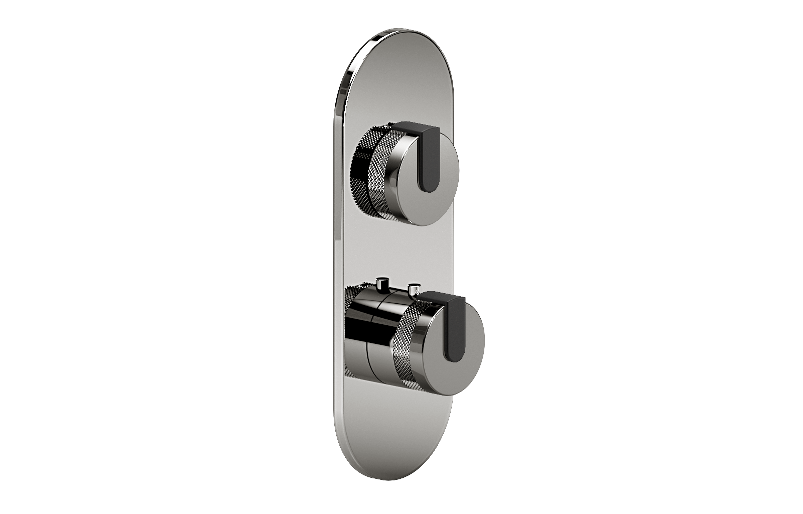 E-8026-R1PCE0-L1MBK-PC-T Планка M-Series с 2 ручками - Внешняя часть GRAFF MOD+