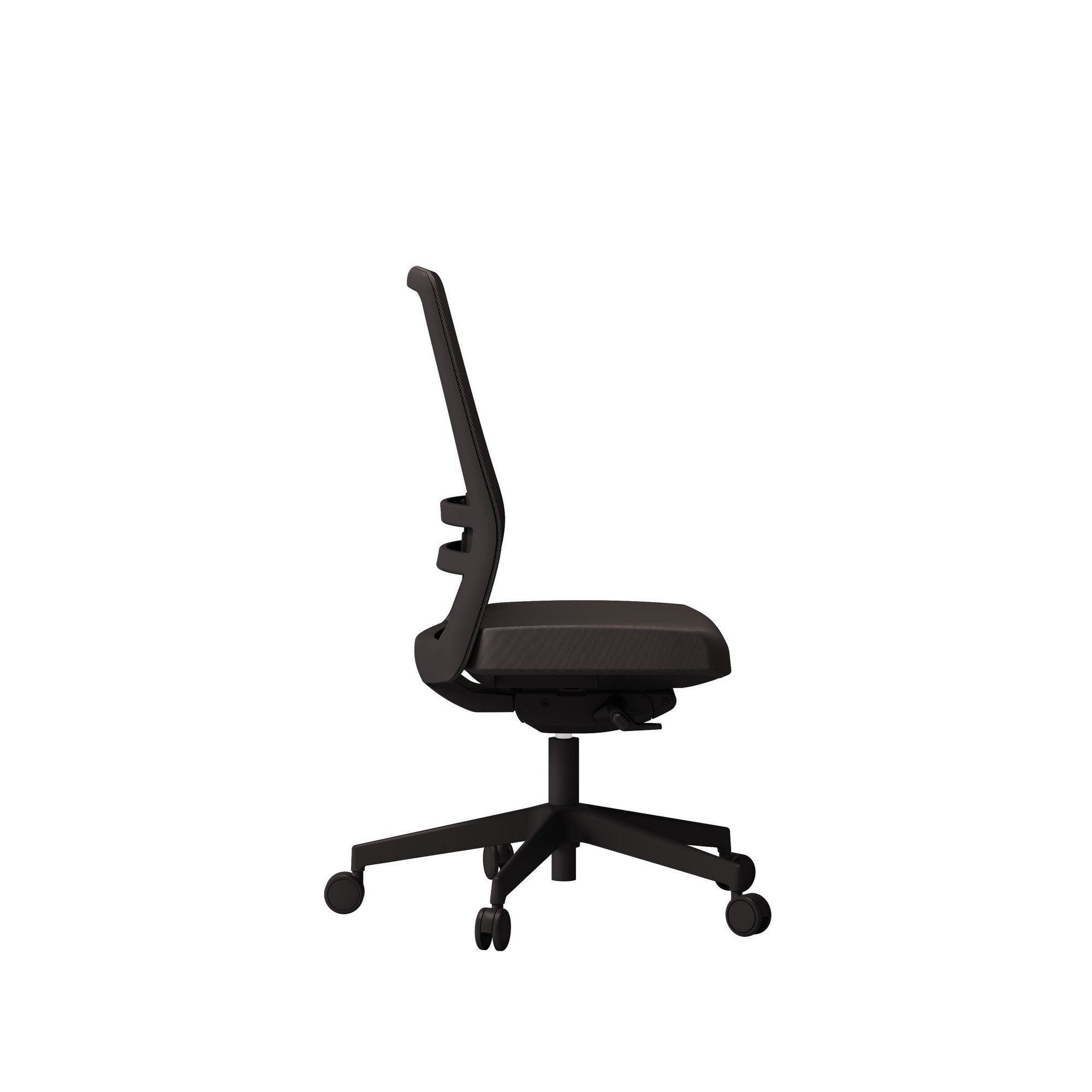 Тканевый регулируемый по высоте рабочий офисный стул с колесами Las Mobili обзор ARCH-00066803 - Вид №2