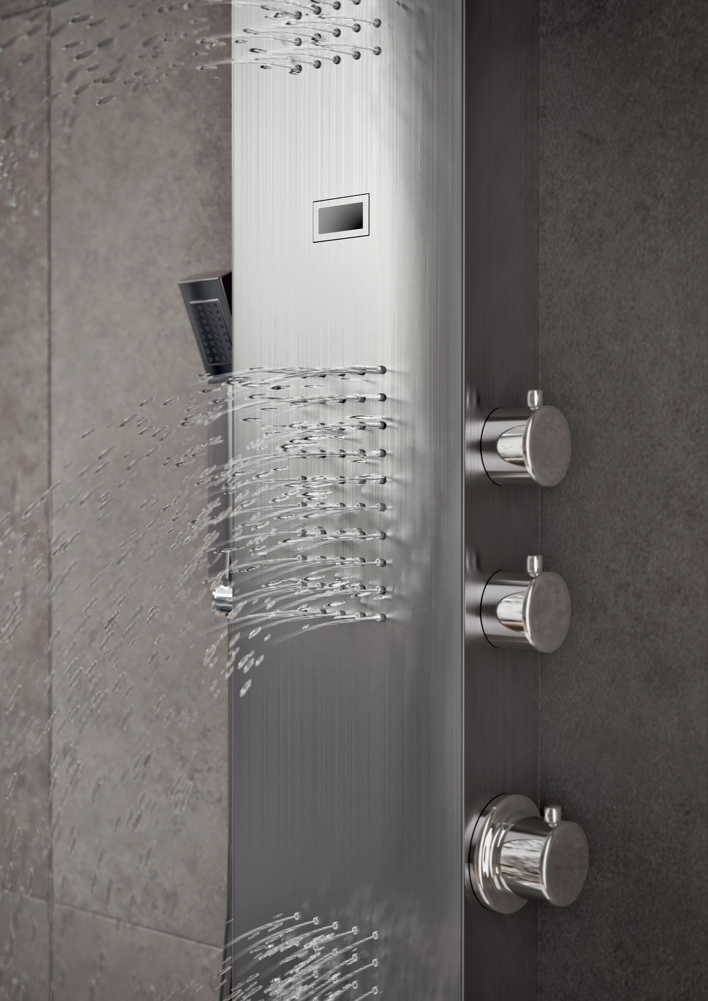 Металлическая душевая колонна с ручным душем GEDY SPA ARCH-00103576 - Вид №3