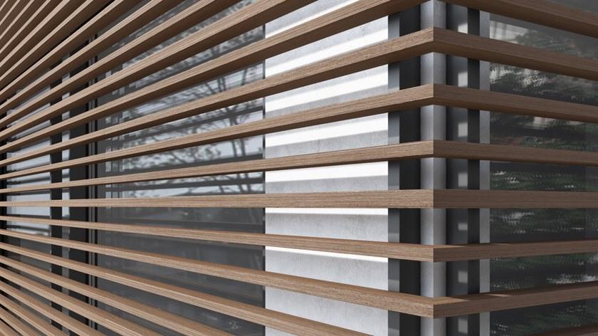 Alumil Солнцезащитный крем из алюминия и дерева sun-id-1403453 - Вид №2