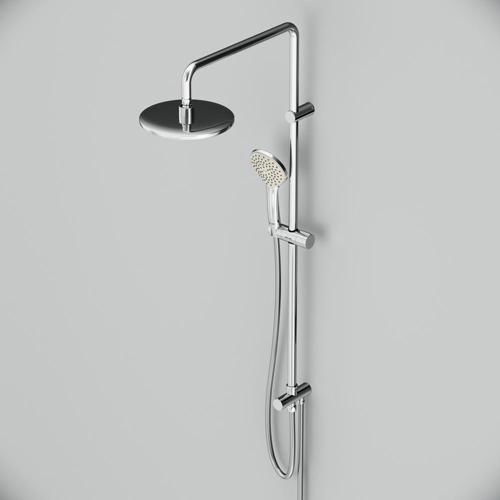 F0790000 душ.система набор: верхн.душ d 220 мм ручн.душ 1 ф-ция d 110 мм переключатель хром AM.PM Gem - Вид №6