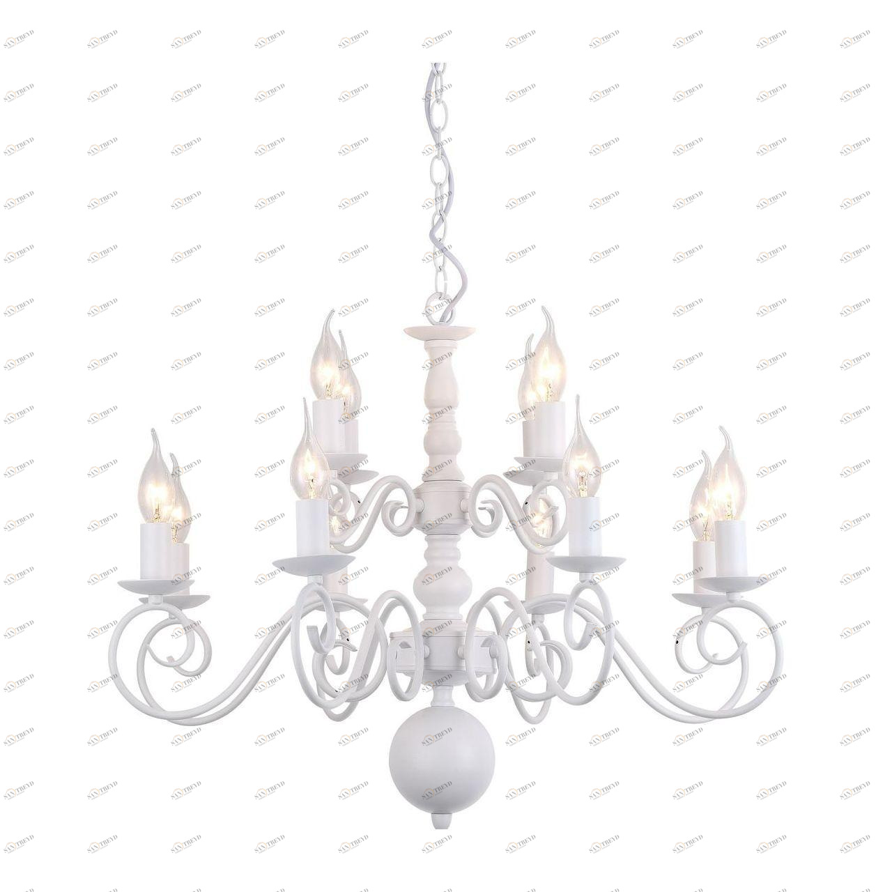Подвесная люстра Arte Lamp A1129LM-12WH ARTE LAMP ДИЗАЙНЕРСКИЕ 187631 Белый 