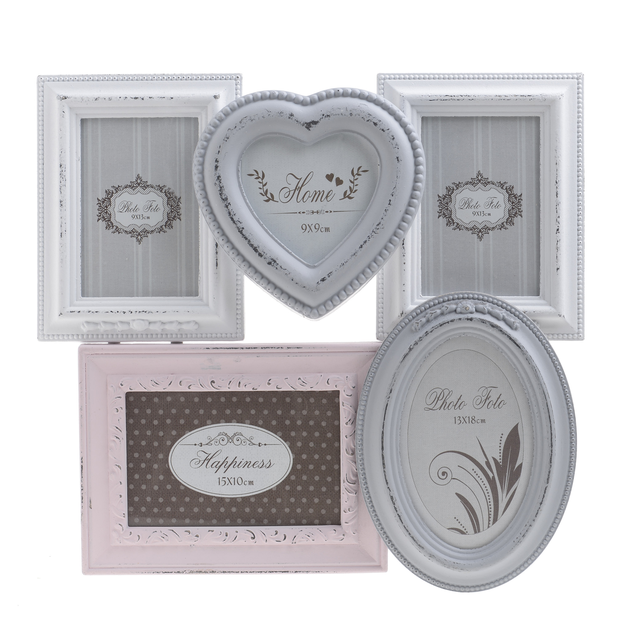 3830283.0101 Фоторамка настенная, 5 секций TO4ROOMS  - Вид №1