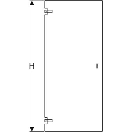 500.924.00.5 Распашная дверь IDO Design Geberit  - Вид №3