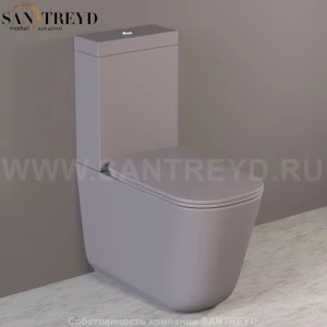 511789 Компакт унитаз с бачком Белый Kerasan Tribeca Италия