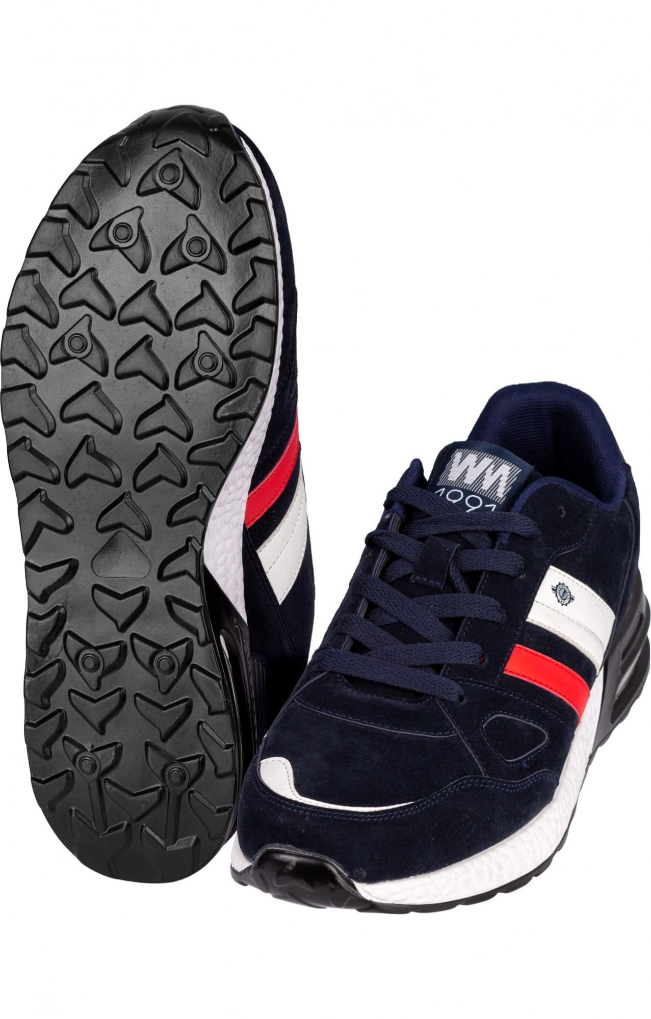 4957505 Кроссовки  Oceanic (сине-красные) WorkMax  Летняя обувь Santreyd 