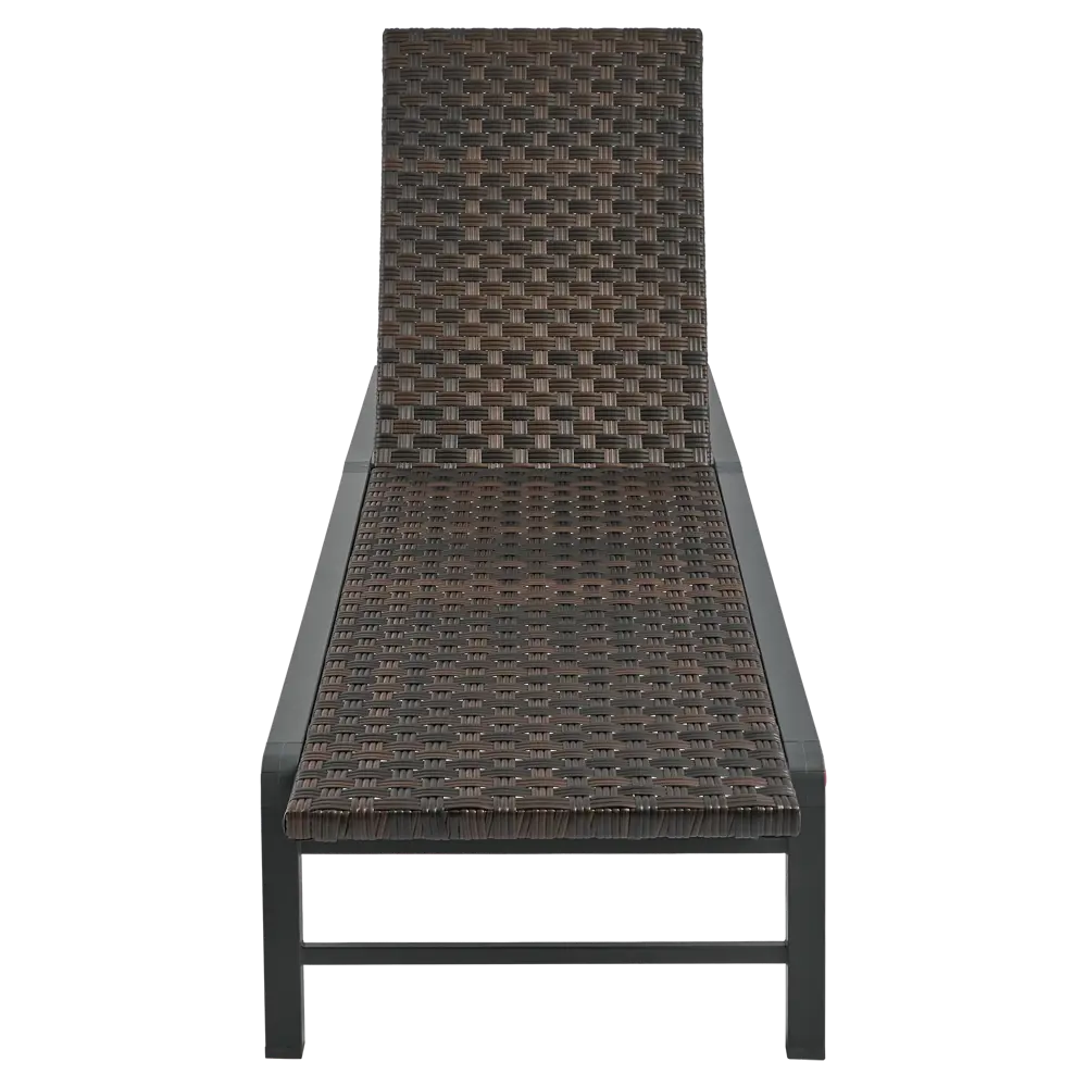 Шезлонг BEGINIA Kreo 193x60x31 см алюминий коричневый STLM-2183725 - Вид №8