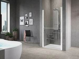 NOVELLINI Душевая кабина ниша с распашной дверцей Free