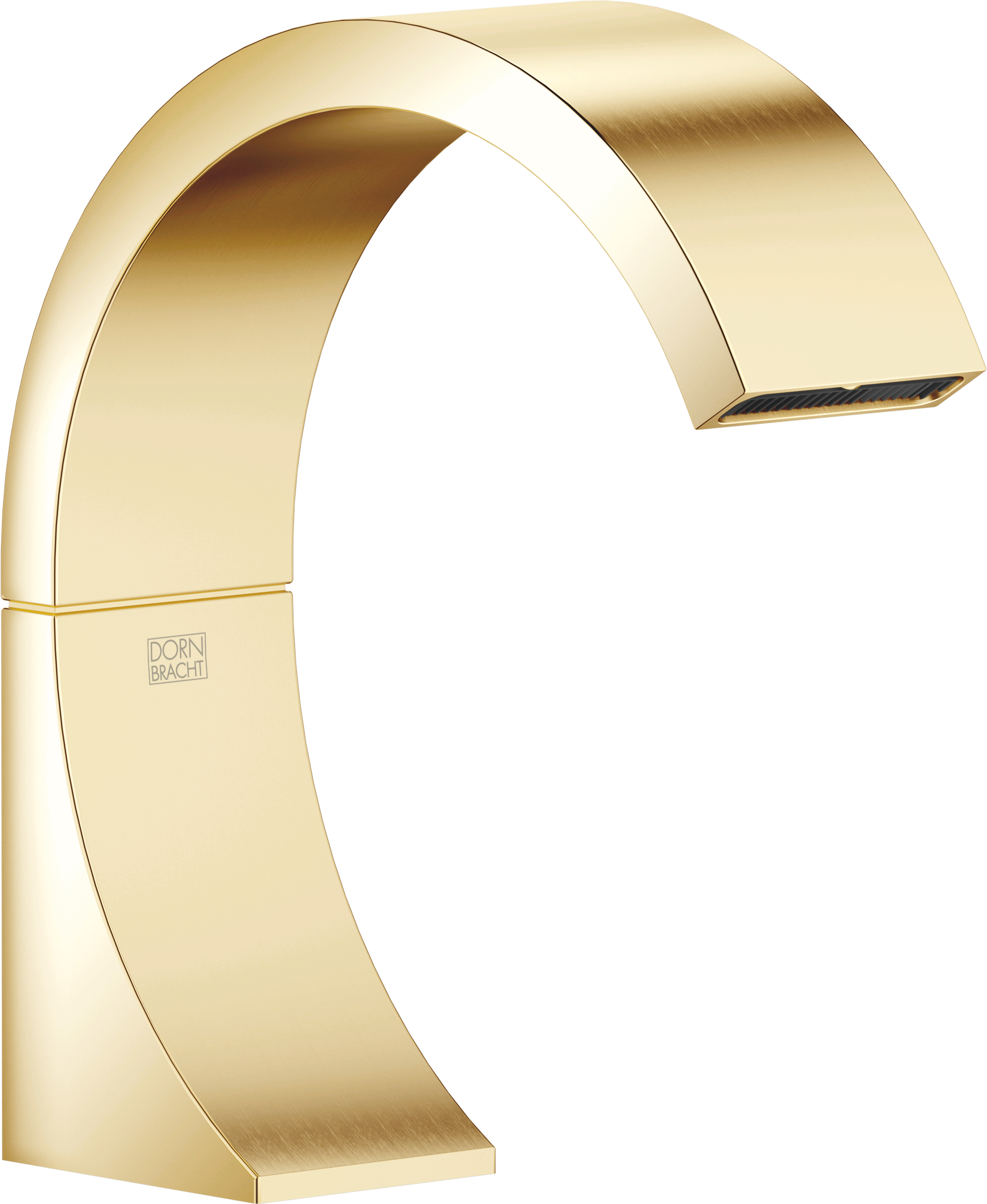CYO Излив для раковины, монтируемый на палубу, без донного клапана - Durabrass / Brushed Durabrass (23-каратное золото)