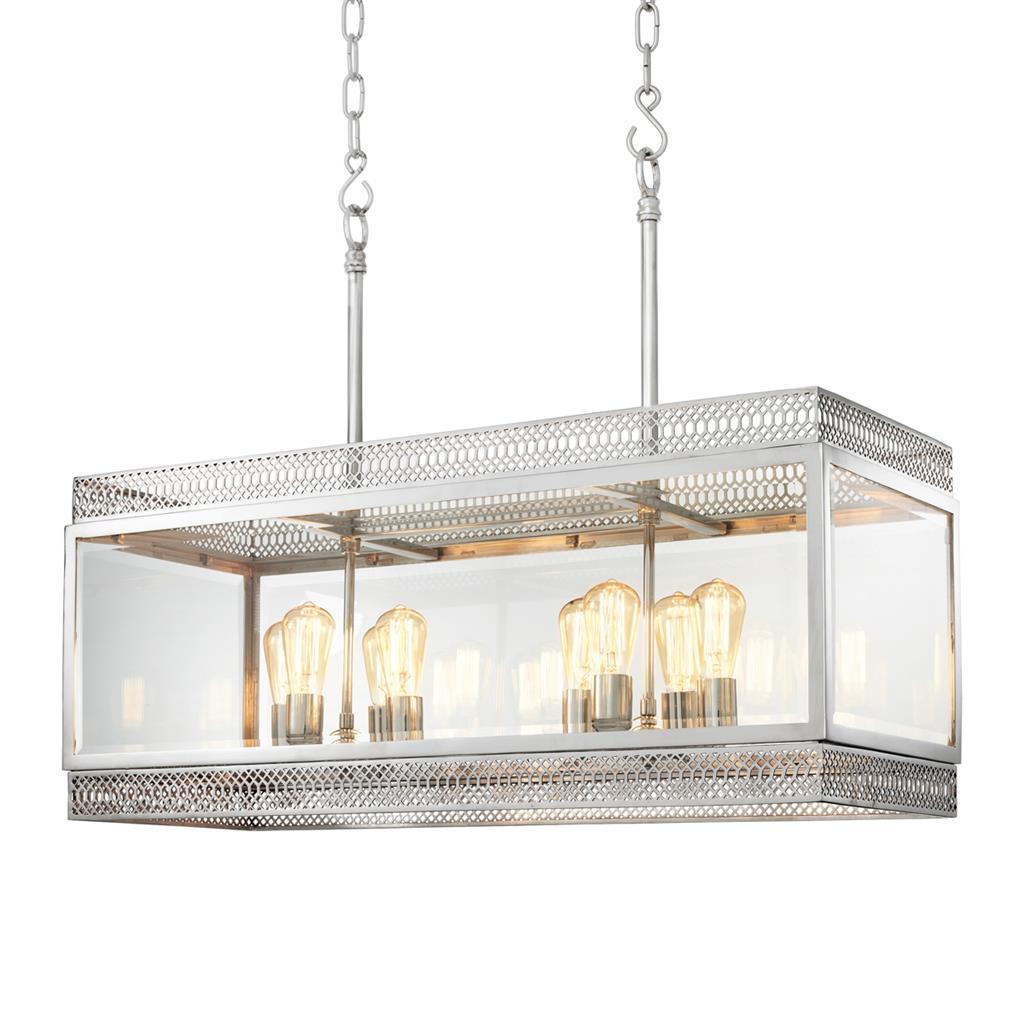 Люстра Roma L от Eichholtz серебро 111010 EICHHOLTZ ДИЗАЙНЕРСКИЕ, EICHHOLTZ 061620 Серебро  - Вид №1