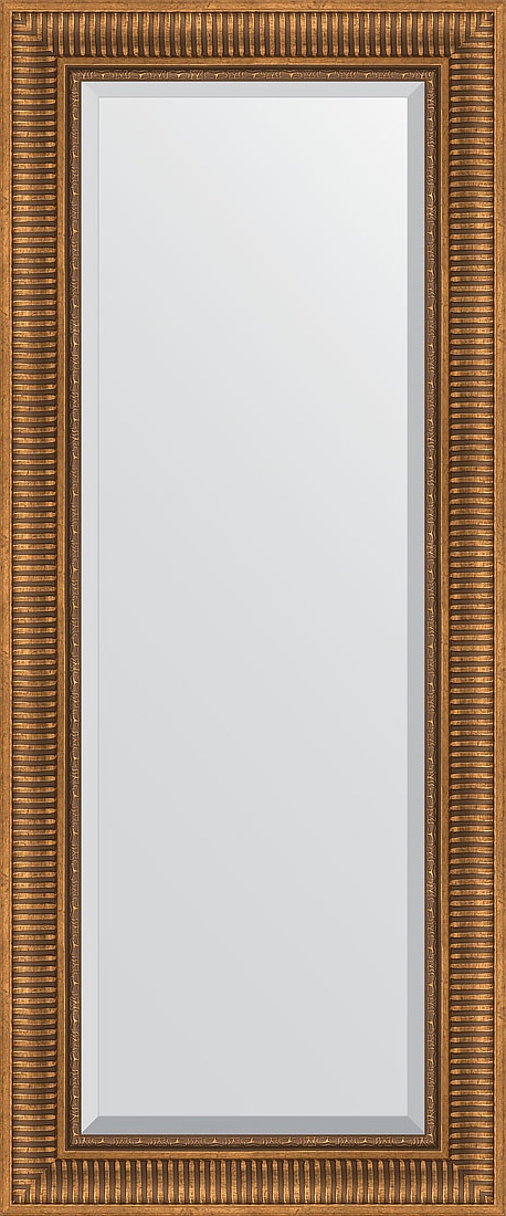 BY 3518 Зеркало с фацетом в багетной раме - бронзовый акведук 93 mm EVOFORM Exclusive