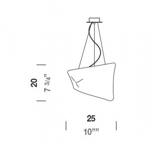 Panzeri L2801.25 white Dreamy подвес 90327 - Вид №2
