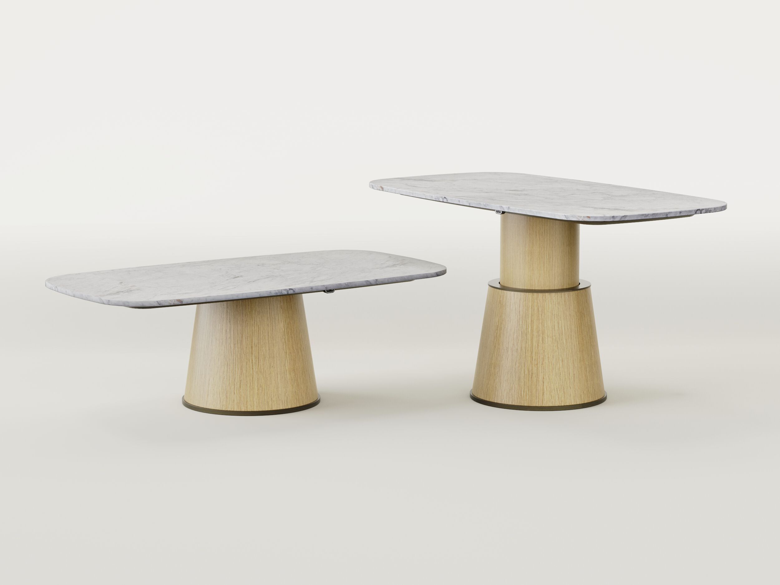 Прямоугольный мраморный стол с регулируемой высотой Pistore Marmi Smart Tables ARCH-00151684 - Вид №3