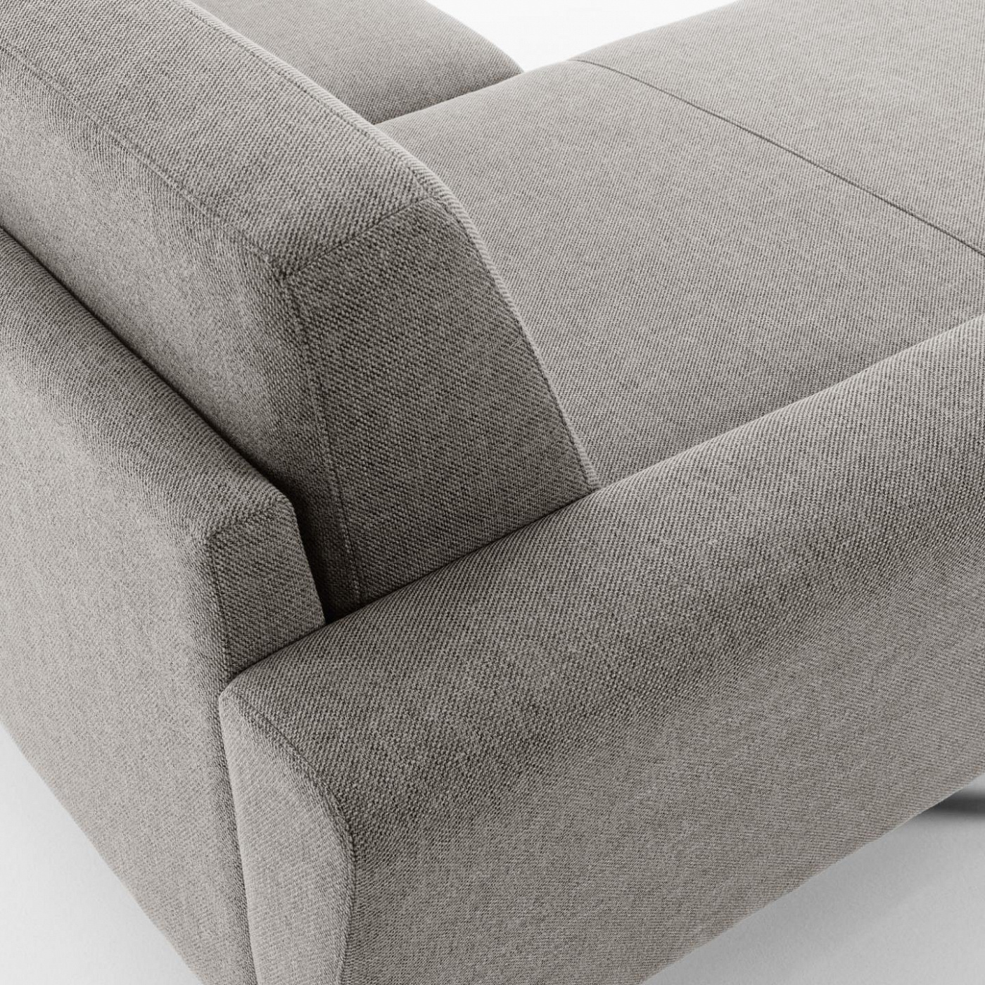 070075 Диван-шезлонг Guy 2х местный серый La Forma Narnia  - Вид №8