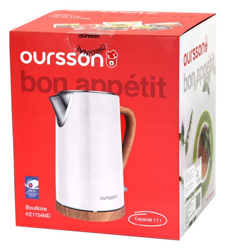 9081581 Электрочайник Oursson KE1754MD/BL черный STDN-0099328 - Вид №4