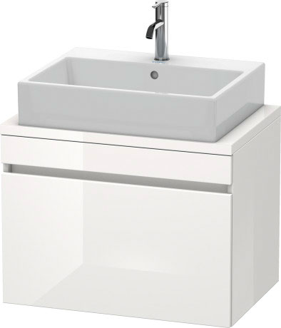 DS530104949 Тумбочка для компактной консоли DuraStyle #DS5301 700 x 478 мм Графит матовый, декор Duravit - Вид №2