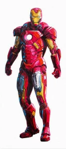 Картина на холсте 140х70 см "Железный человек" EVENHOME КАРТИНЫ МАСЛОМ 129890 Красный;разноцветный