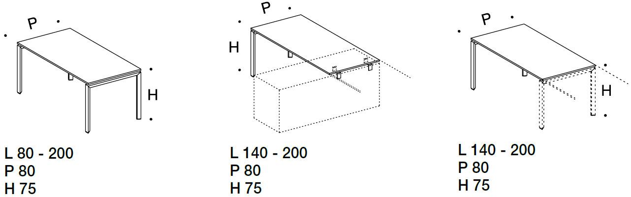 Citterio Регулируемый по высоте стол из алюминия Point sun-id-1505345 - Вид №3