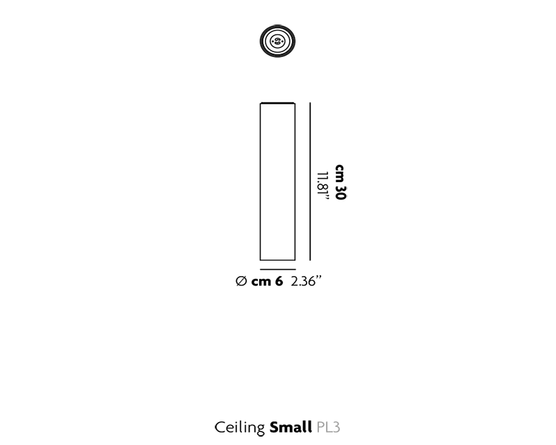 Studio Italia Design A-Tube Small PL3 096007 потолочный 109980 - Вид №3