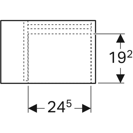 840237000 Шкафчик Geberit iCon с многофункциональным ящиком Geberit  - Вид №2
